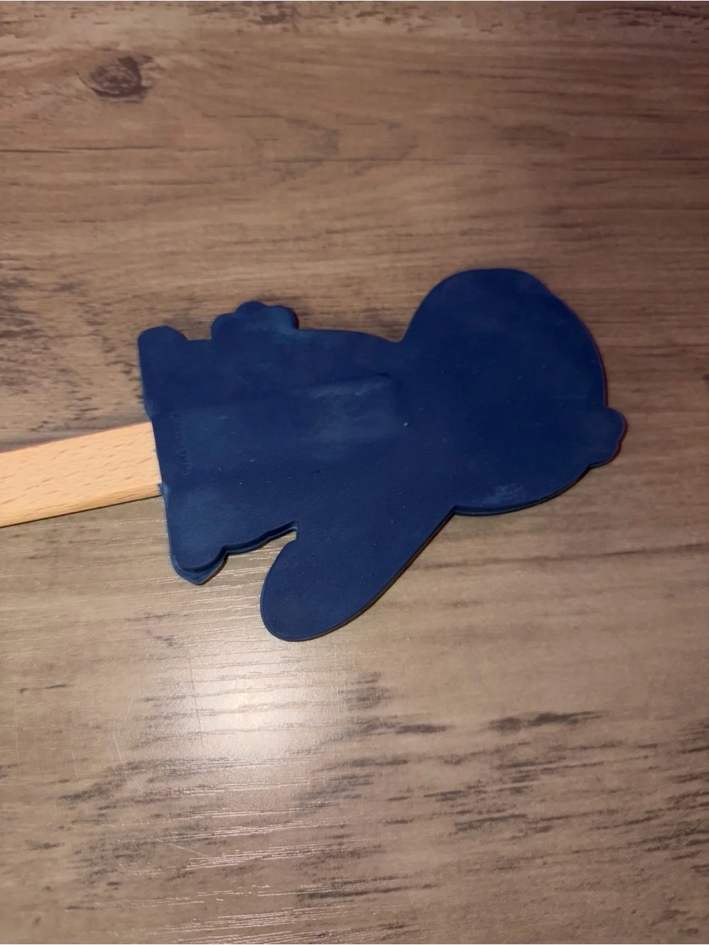 🏝️🎉 Disney Stitch Silicone Spatula Wooden Handle Kitchen Utensil NWT Blue